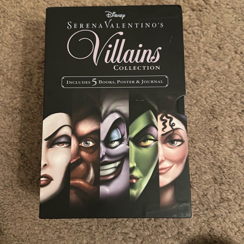 Villans Collection - 5 Book box set with Journal and Poster 