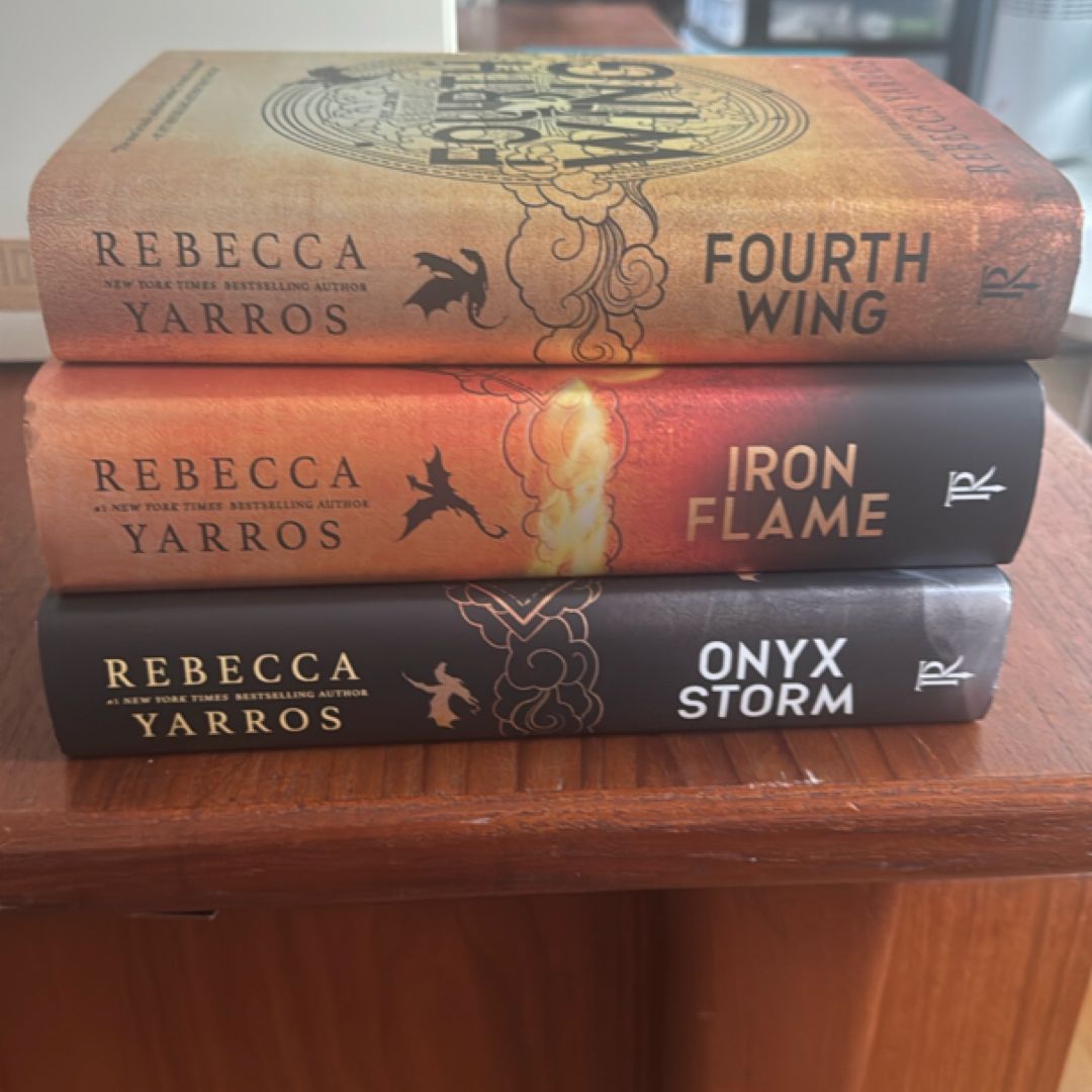 Fourth Wing, Iron Flame and Onyx Storm 