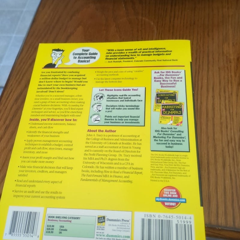 Accounting for Dummies