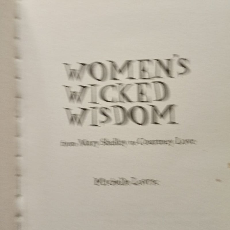 Women's Wicked Wisdom