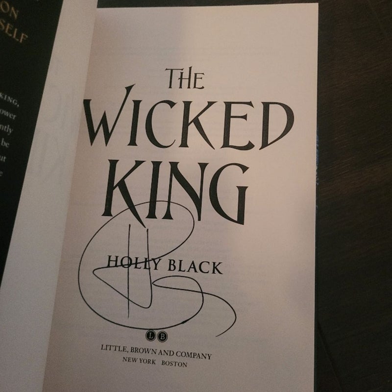 SIGNED The Wicked King