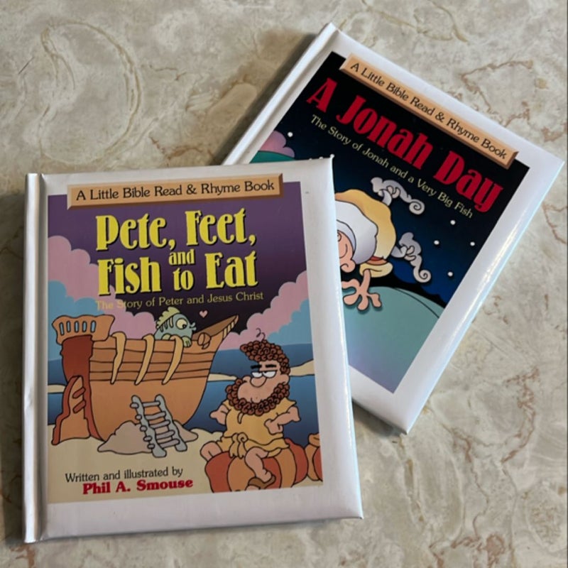 Little Bible Read & Rhyme Book bundle of 2