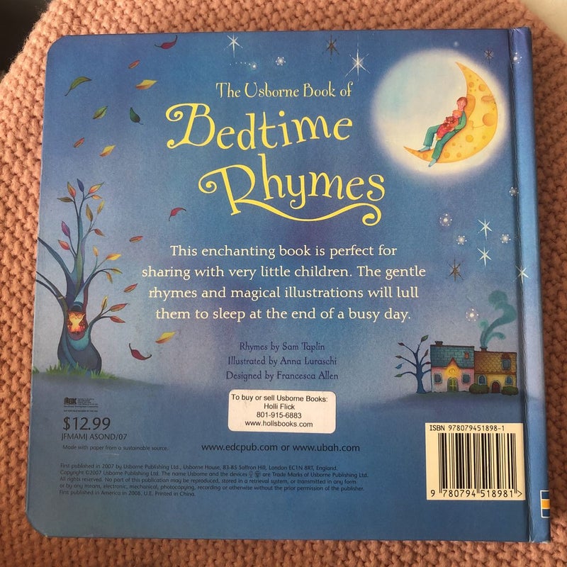 The Usborne Book of Bedtime Rhymes