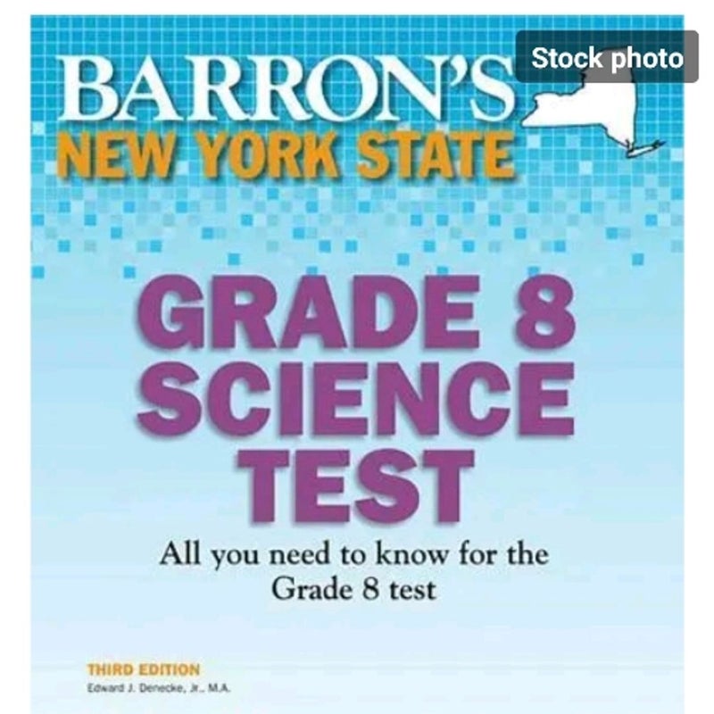 Barron's New York State Grade 8 Science Test, 3rd Edition - Paperback - new