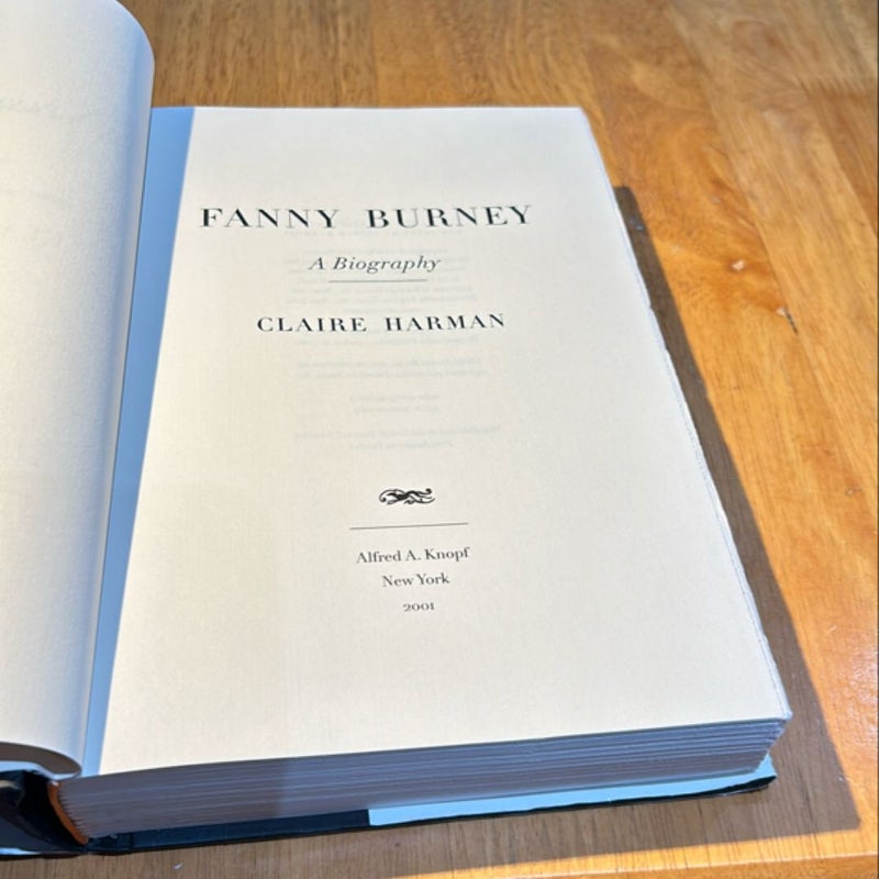 1st US ed. * Fanny Burney