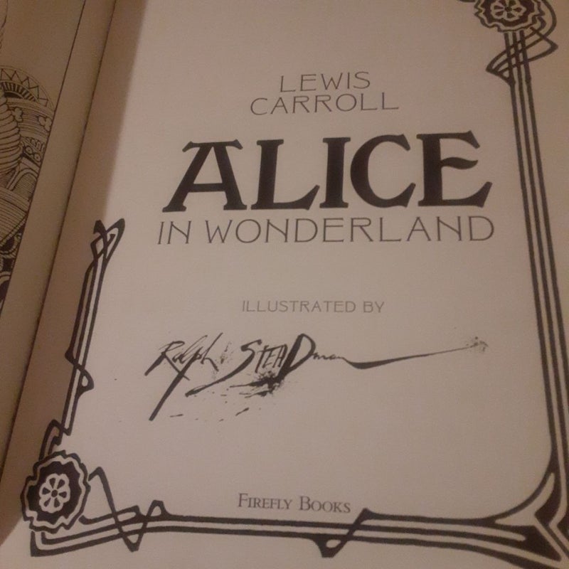 Alice in Wonderland with Ralph Steadman illustrations 2003