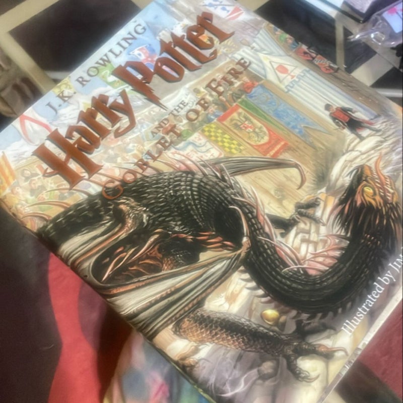 Harry Potter Illustrated books 1-5