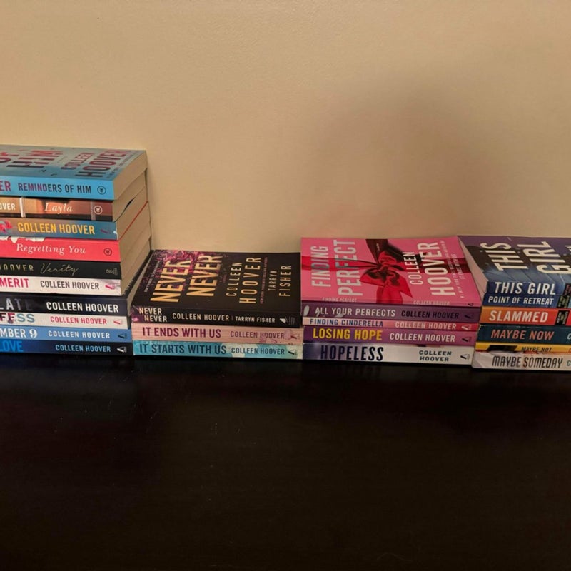 24 Colleen Hoover books