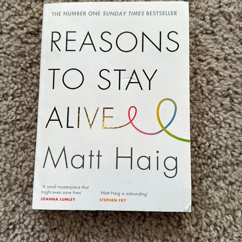Reasons to stay alive by matt haig paperback pangobooks