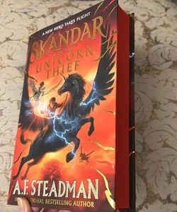 Skandar and the Unicorn Thief *sprayed edges*