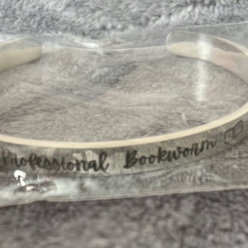 New professional bookworm bangle