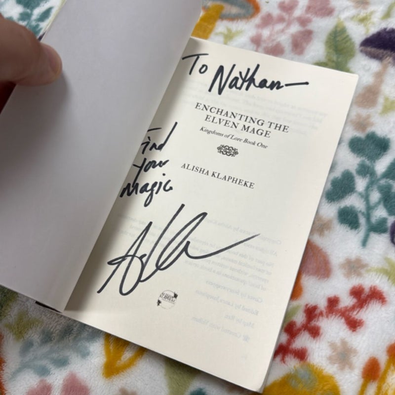 Enchanting the Elven Mage (Signed)