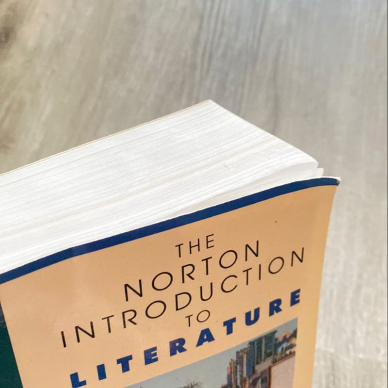 The Norton Introduction to Literature