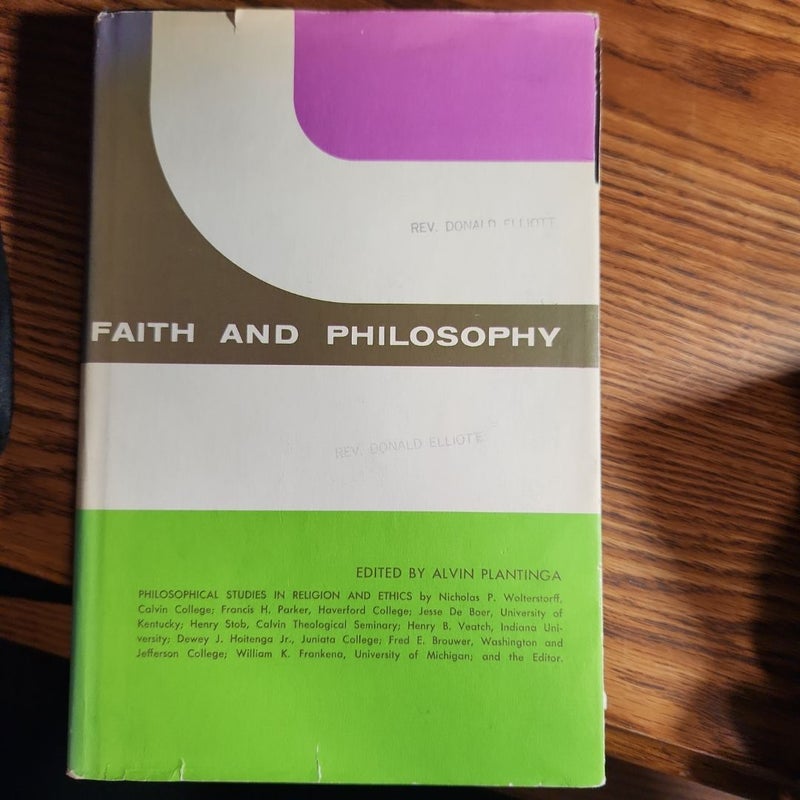 Faith and Philosophy 