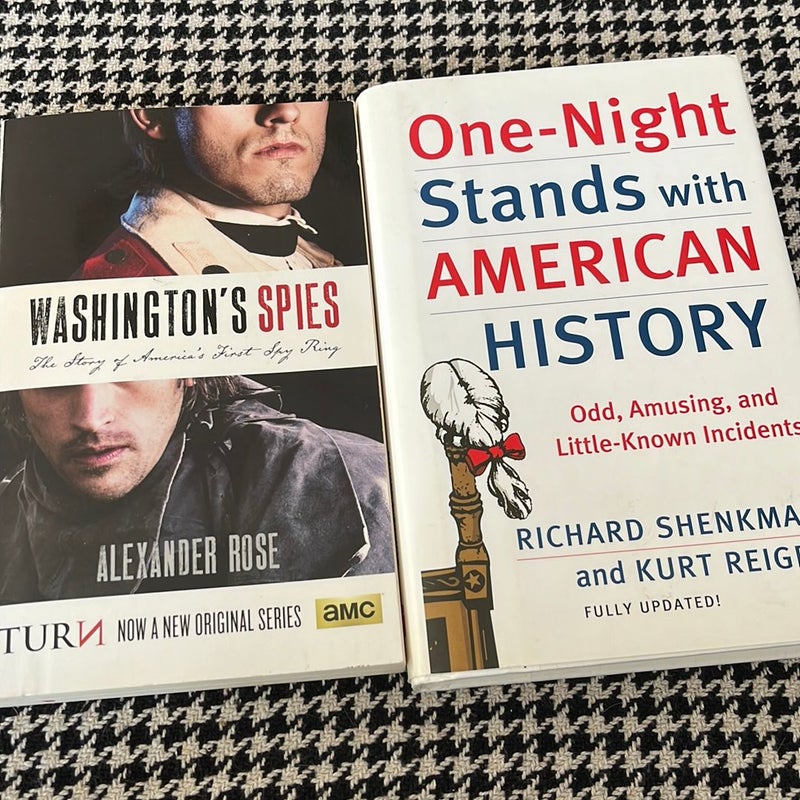American history bundle: Washington's Spies and One-Night Stands with American History