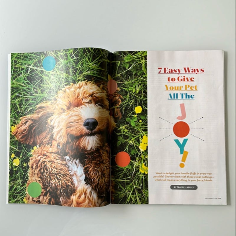 Paw Print. Fall 2023 Issue. Seven Simple Ways to Make Your Pet Happy.