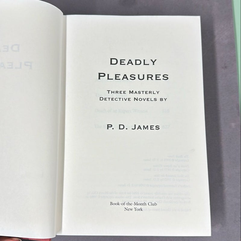 Deadly Pleasures 