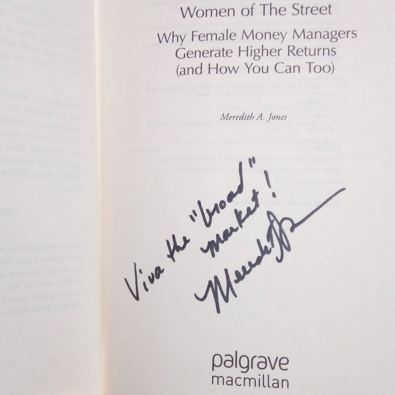 SIGNED!! - Women of the Street - First Edition 