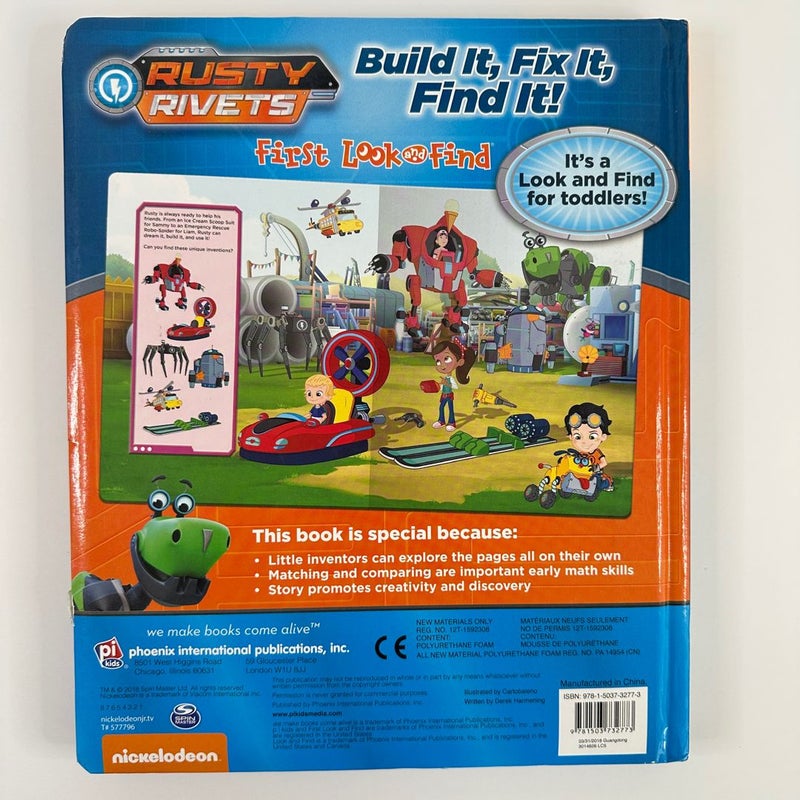 Nickelodeon Rusty Rivets Build It, Fix It, Find It First Look and Find