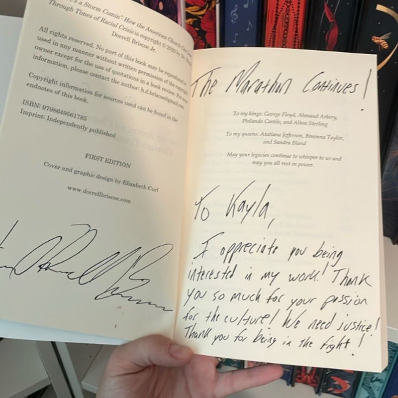 There's a Storm Comin' - SIGNED