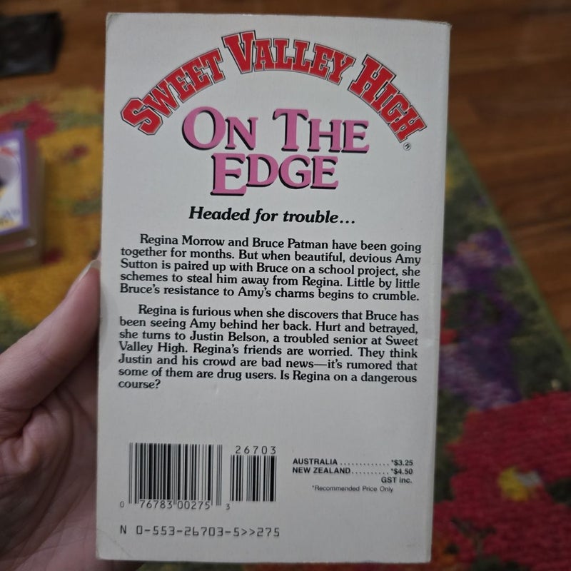 Sweet Valley High #40: On the Edge