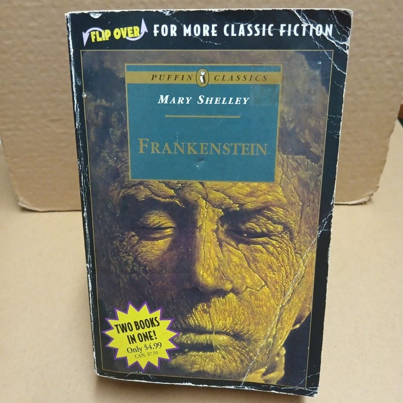 Frankenstein and Dracula Two in one flip book