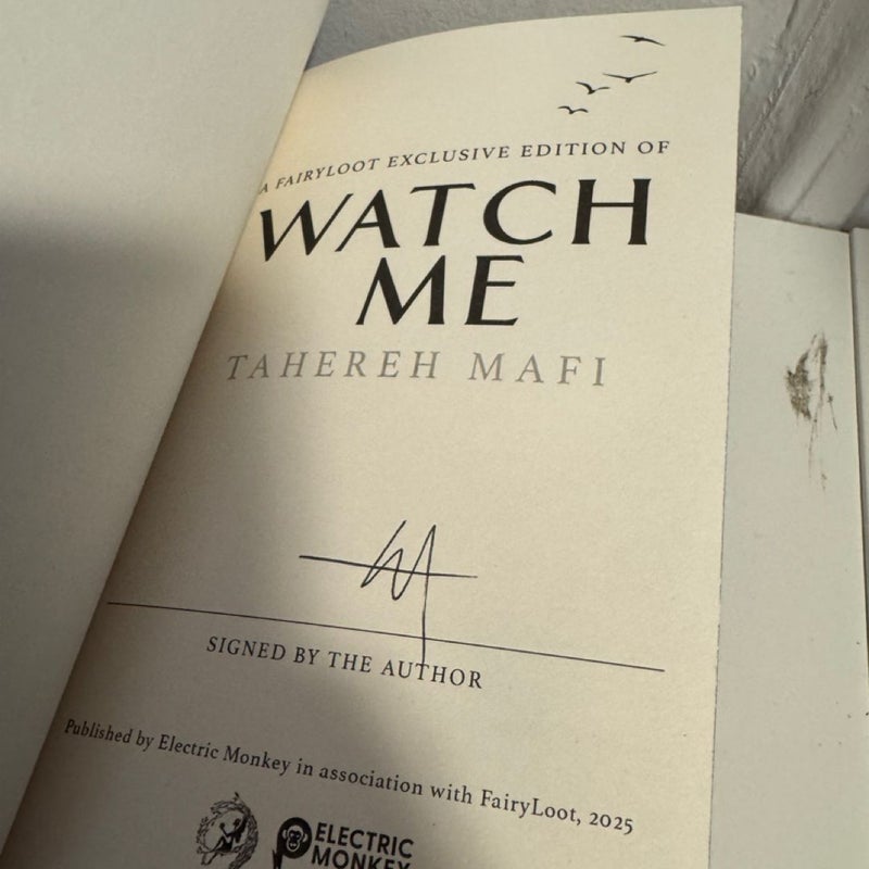 Fairyloot Watch Me SIGNED 