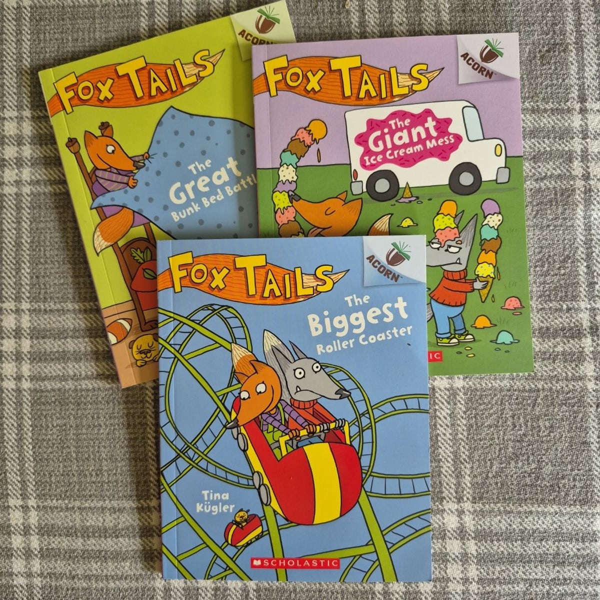 The Biggest Roller Coaster: an Acorn Book (Fox Tails #2) by Tina Kügler