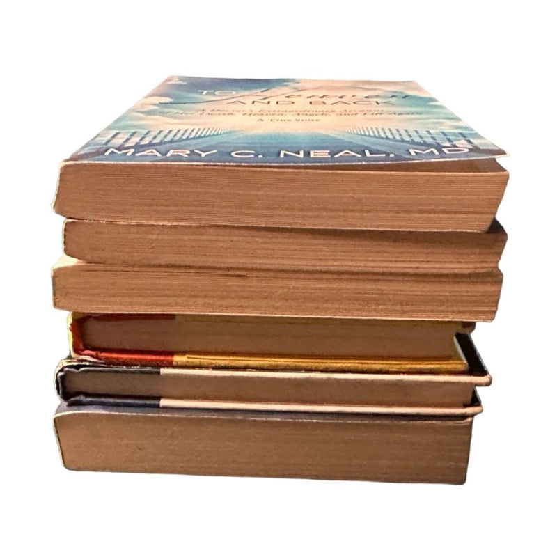 Lot 6 Near Death Experiences Books Proof of Heaven Life After Death Christian