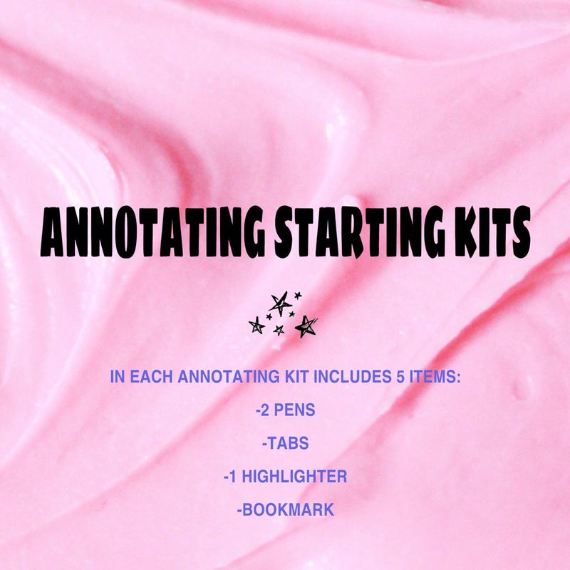 Annotating Starting Kits 