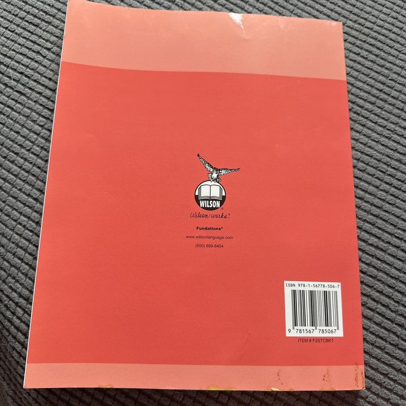 Fundations Student Composition Book 1 Second Edition by Barbara Wilson