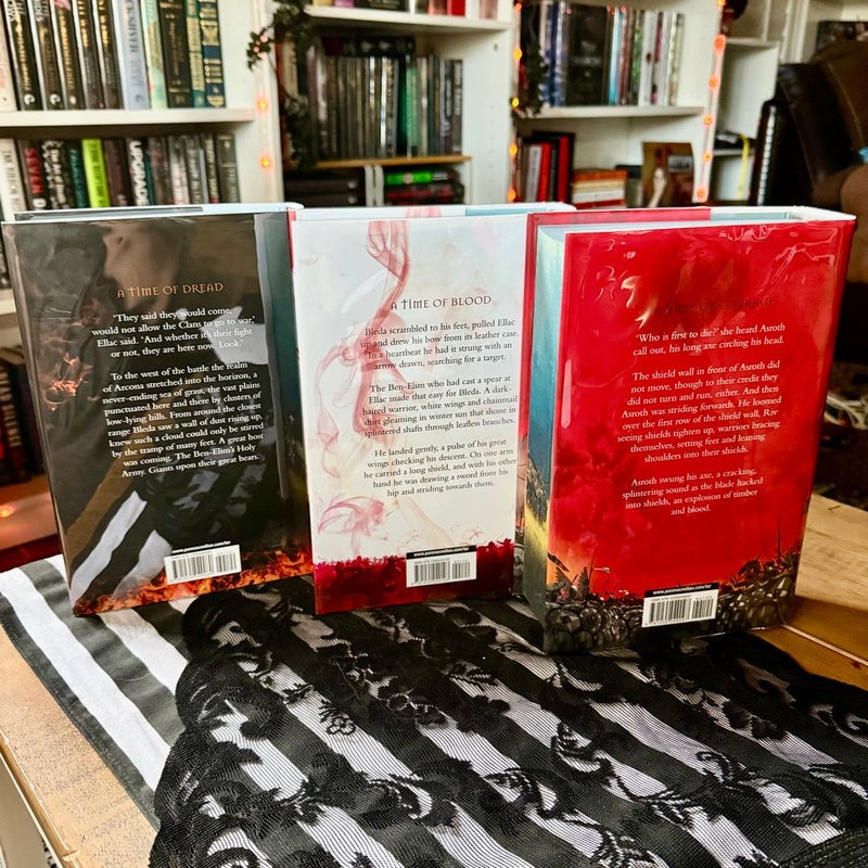 Of Blood And Bone Trilogy TBB Hand Signed