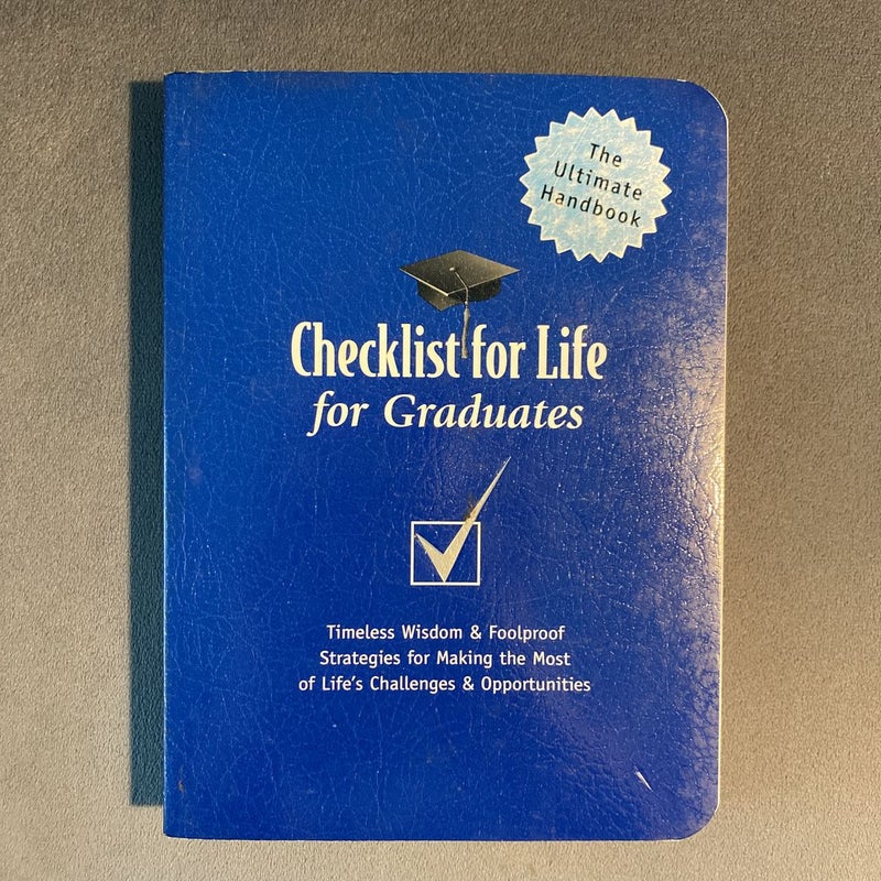 Checklist for Life for Graduates