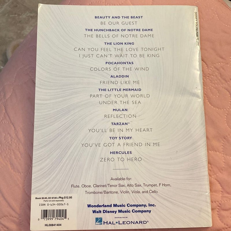 Disney Solos for the Flute 