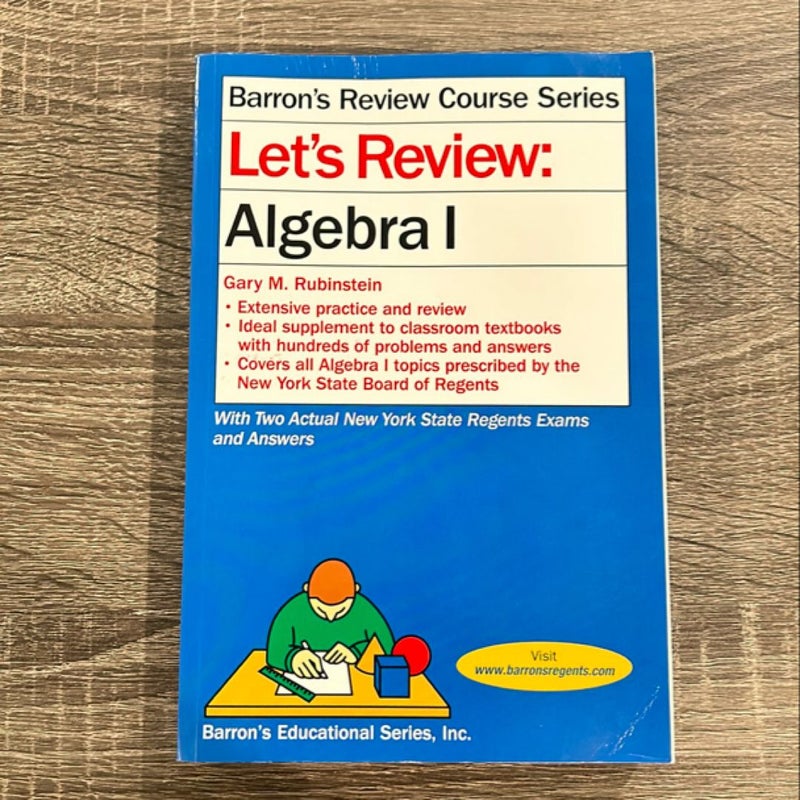 Let's Review Algebra I