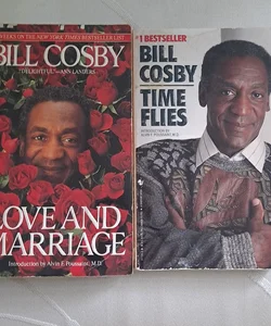 Bill Cosby paperbacks Time Flies and Love and Marriage comedy humor 