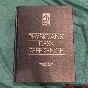 Physicians' Desk Reference Hospital Edition