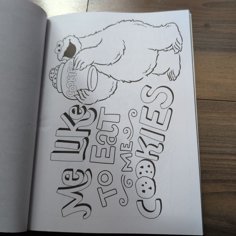 Sesame Street Advanced Coloring Book