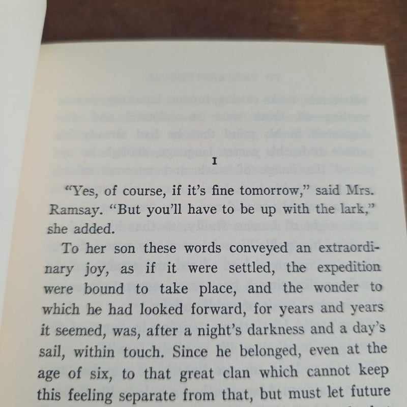  VINTAGE 1955 To The Lighthouse (By Virginia Woolf)