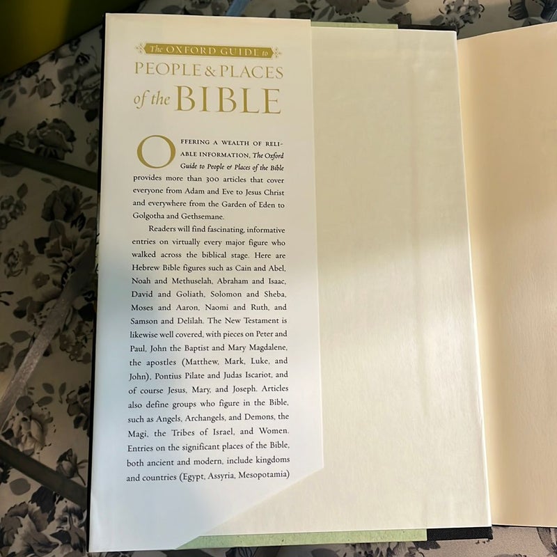 The Oxford Guide to People and Places of the Bible