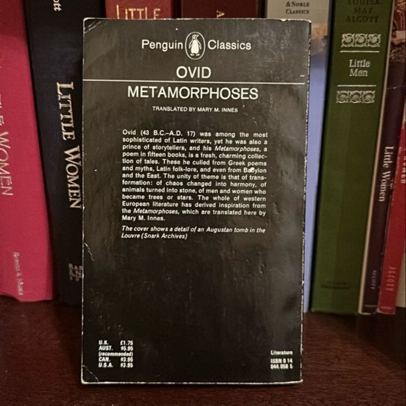 The Metamorphoses of Ovid 