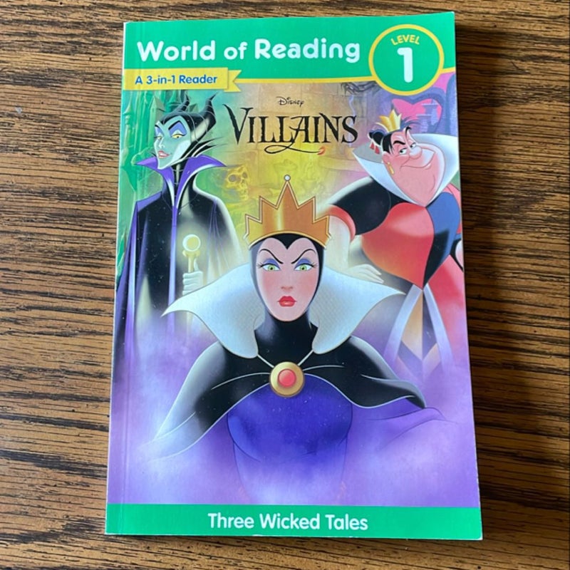 World of Reading: Disney Villains 3Story BindUp