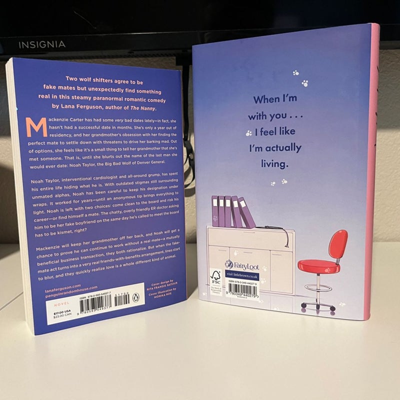 The Fake Mate Signed special edition and Signed Fairyloot edition combo