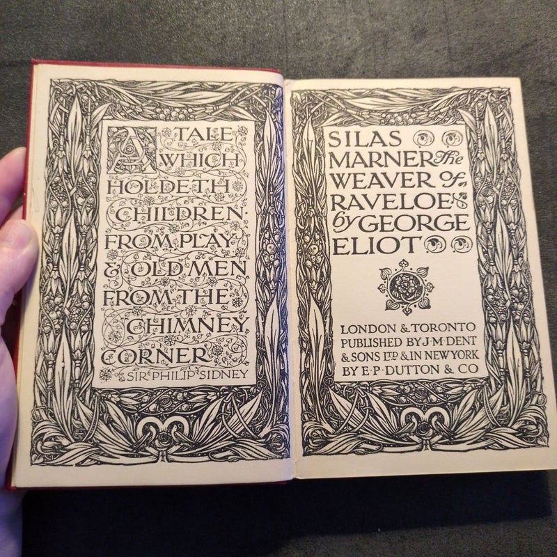 Silas Marner -- VINTAGE 1922