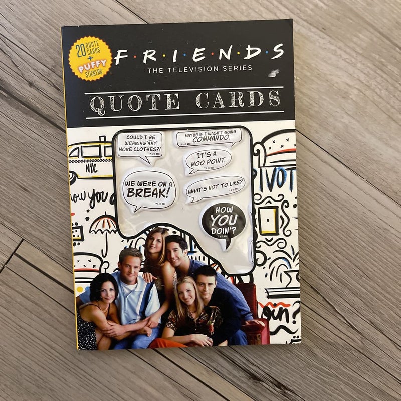 Friends Quote Cards