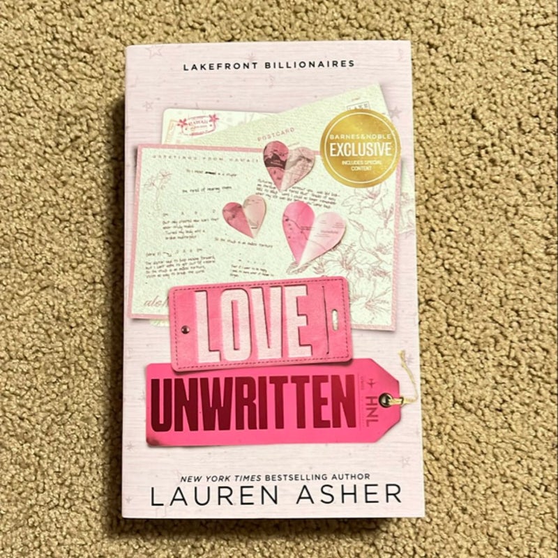 Love Unwritten *Barnes & Noble Exclusive Edition*