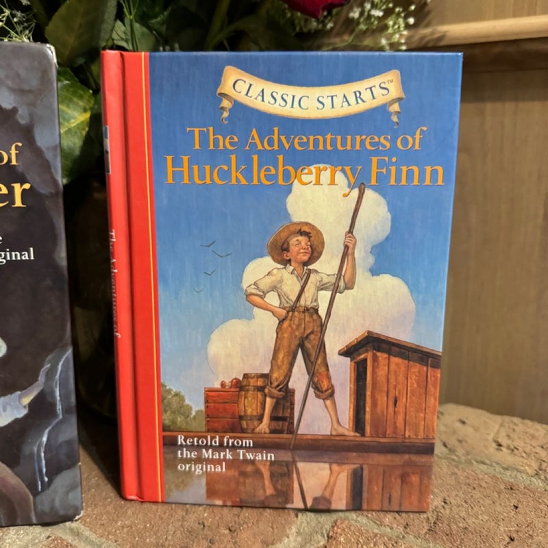 Classic Starts®: the Adventures of Tom Sawyer and Huckleberry Finn Hardback Book Bundle 