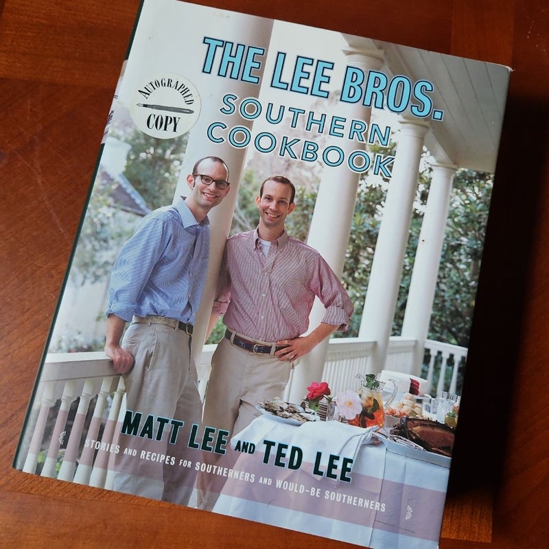 The Lee Bros. Southern Cookbook SIGNED