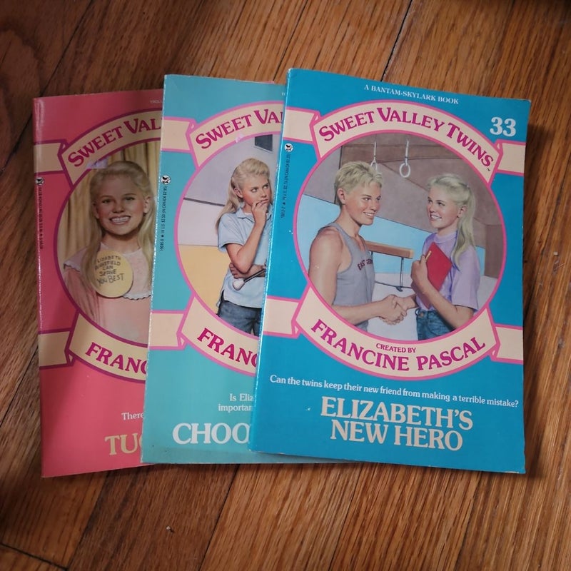 Sweet Valley Twins - 3 book bundle