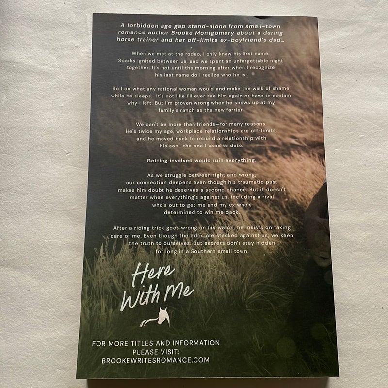 Here with me - signed 
